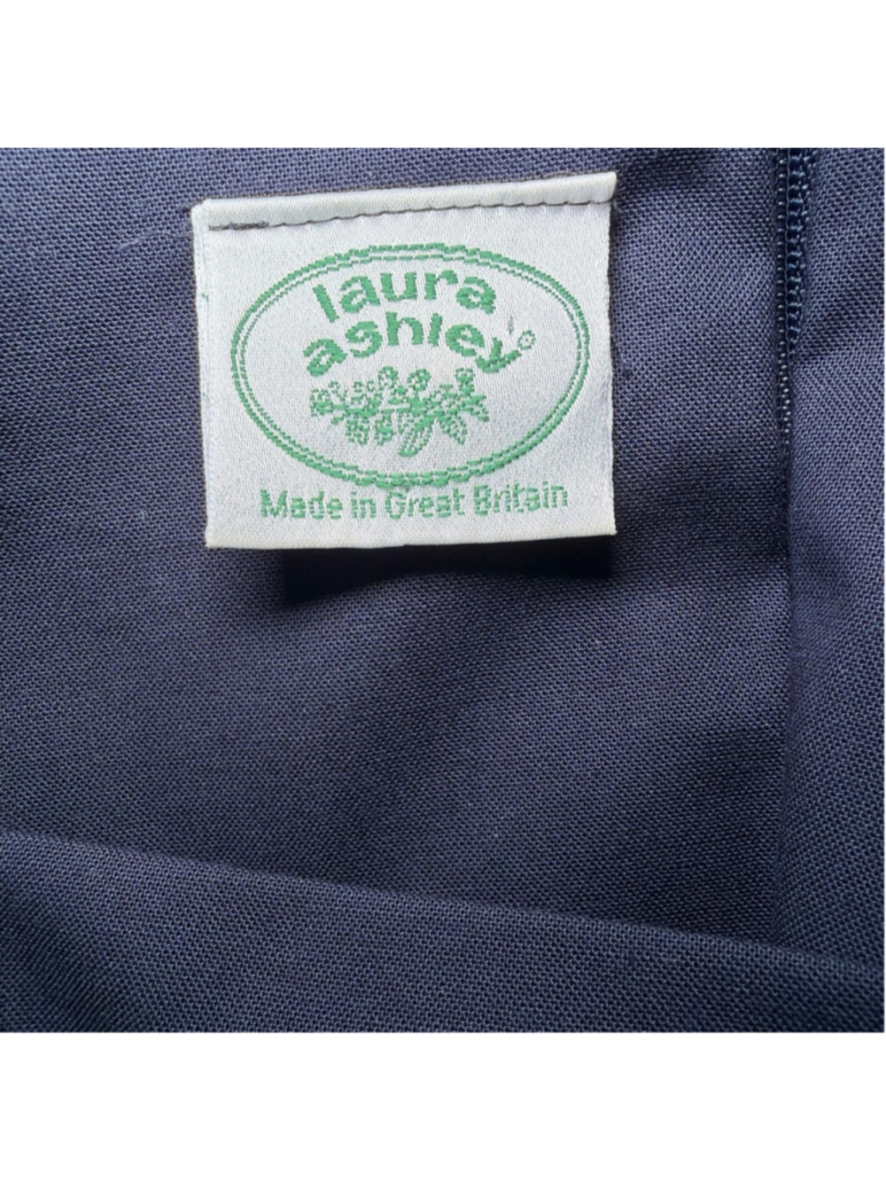 Laura Ashley Vintage Sailor Dress Navy Blue Size 6 - Picture 8 of 12